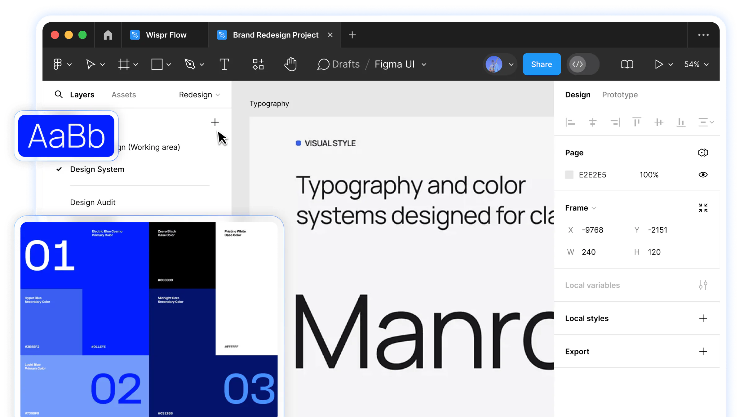 Brand redesign service preview
