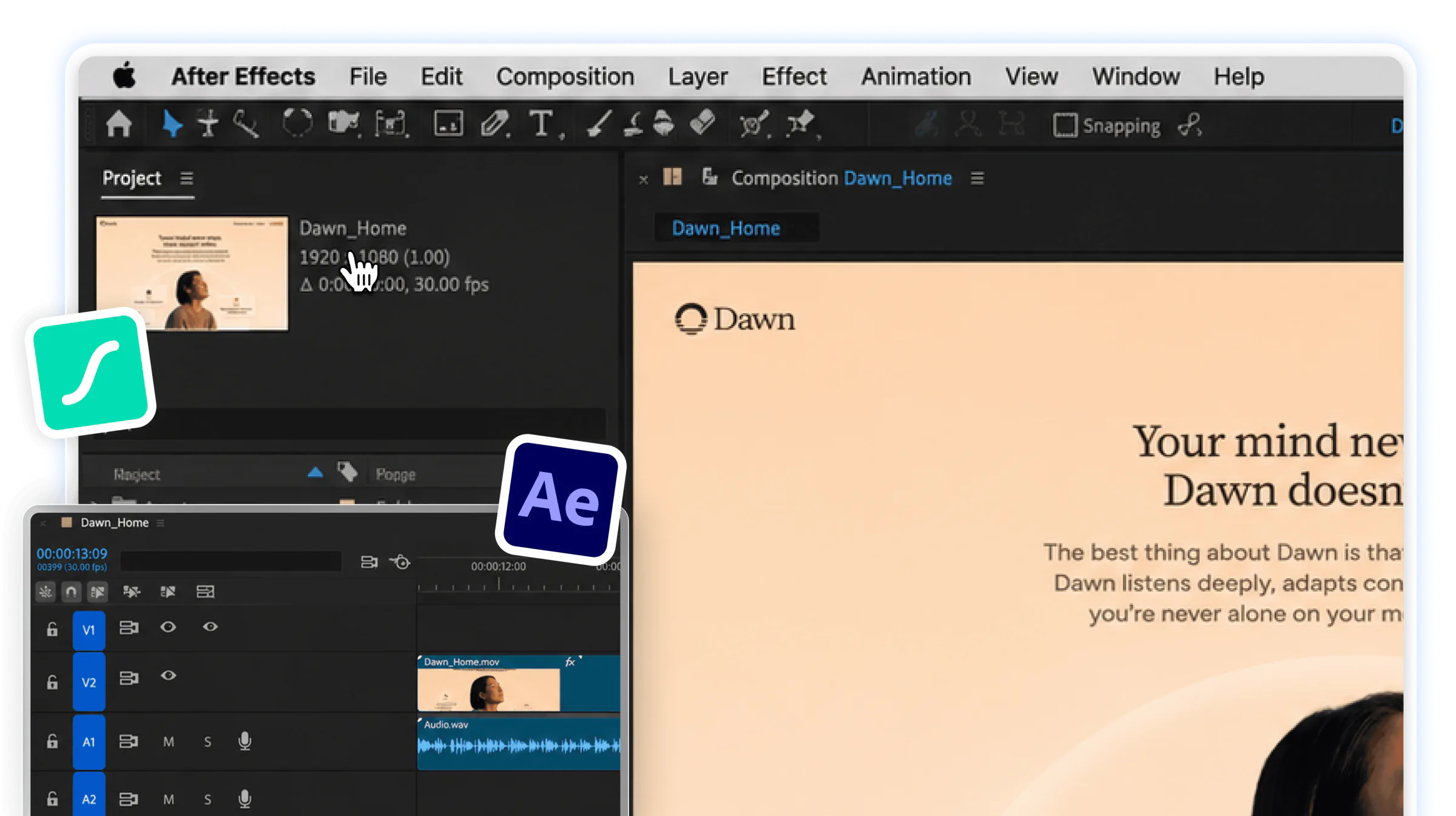 Motion design service preview